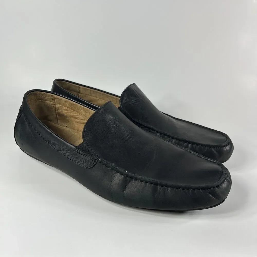 Florsheim Talladega Mens Loafers Size 12M Black Driving Shoe Soft Leather